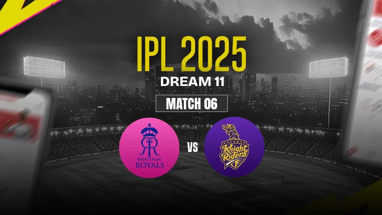 RR vs KKR Dream11 Prediction, Rajasthan Royals vs Kolkata Knight Riders
