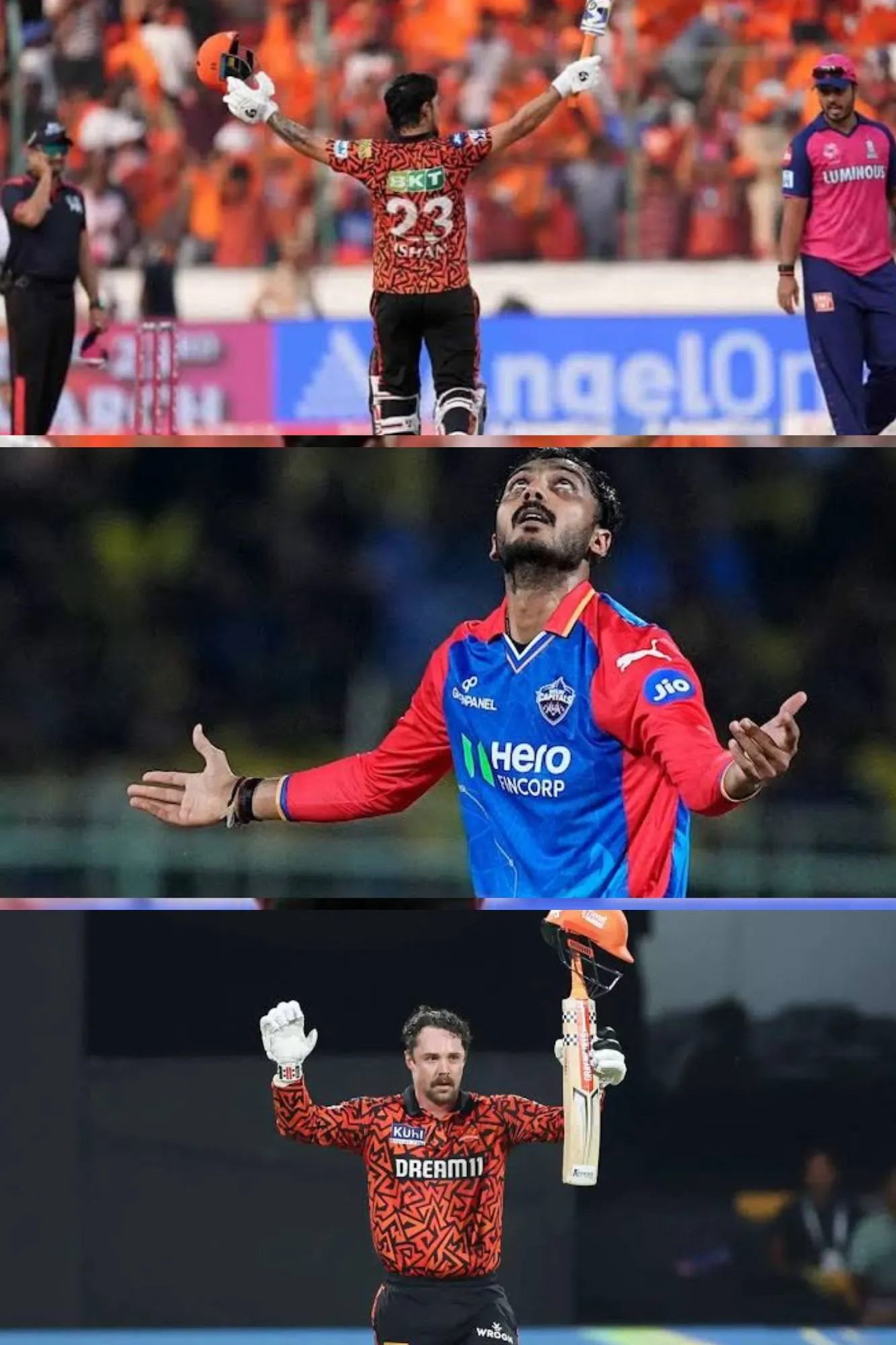 Travis's Head, Axar Patel, Kishan