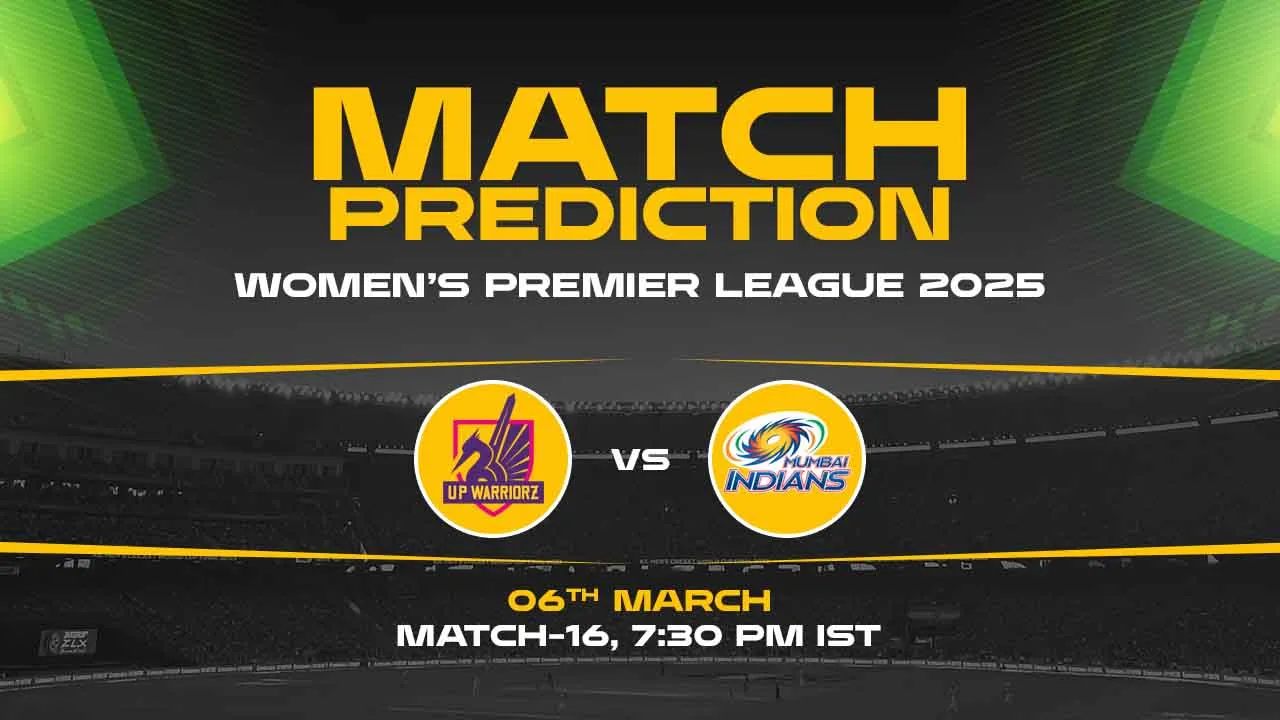 WPL 2025, 16th Match, UPW vs MIW, Match Prediction