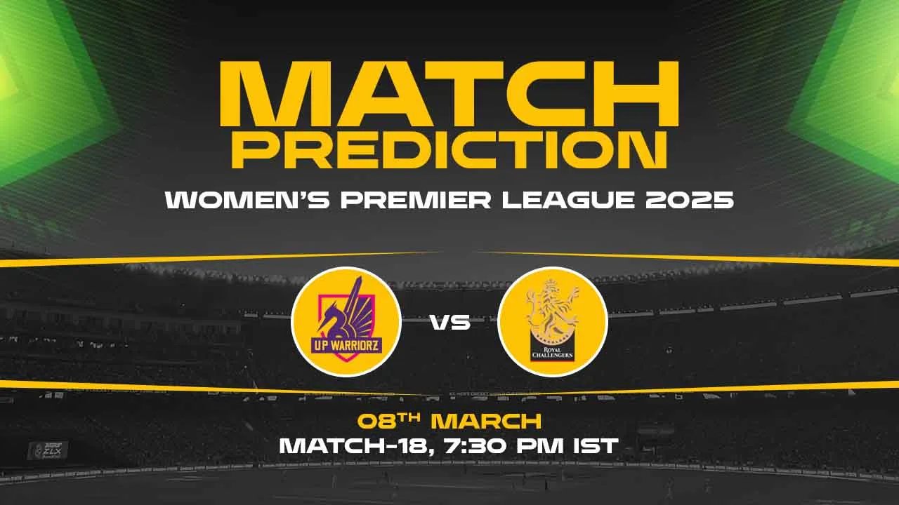 WPL 2025, 18th Match, UPW vs RCBW 
