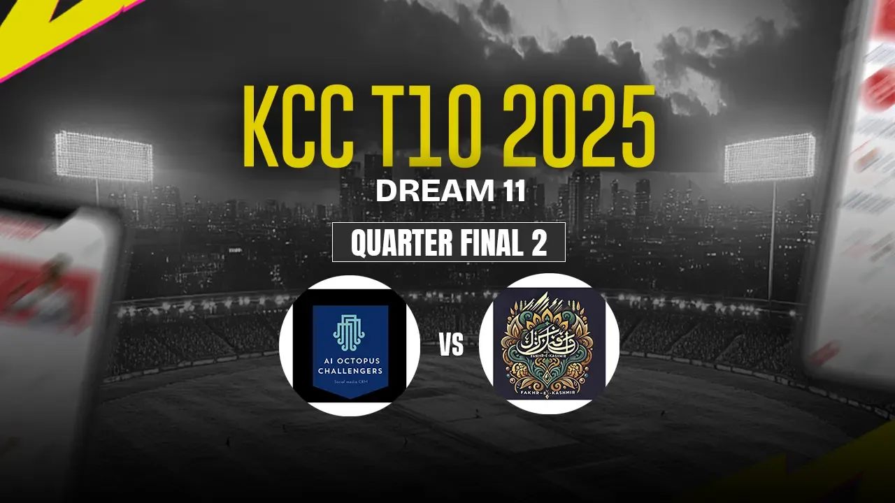 AIOC vs FEK Dream11 Prediction, Ai Octopus Challengers vs Fakhr-E-Kashmir