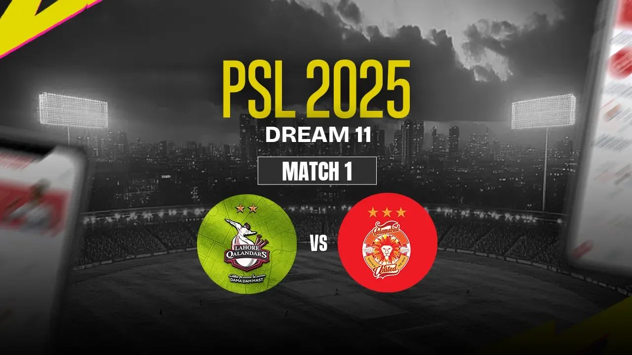 ISL vs LAH Dream11 Prediction, Islamabad United vs Lahore Qalandars