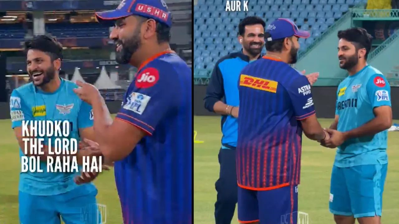 Rohit Sharma and Shardul Thakur
