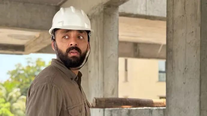 Varun Chakravarthy visits construction site, calls it his "Original Playground