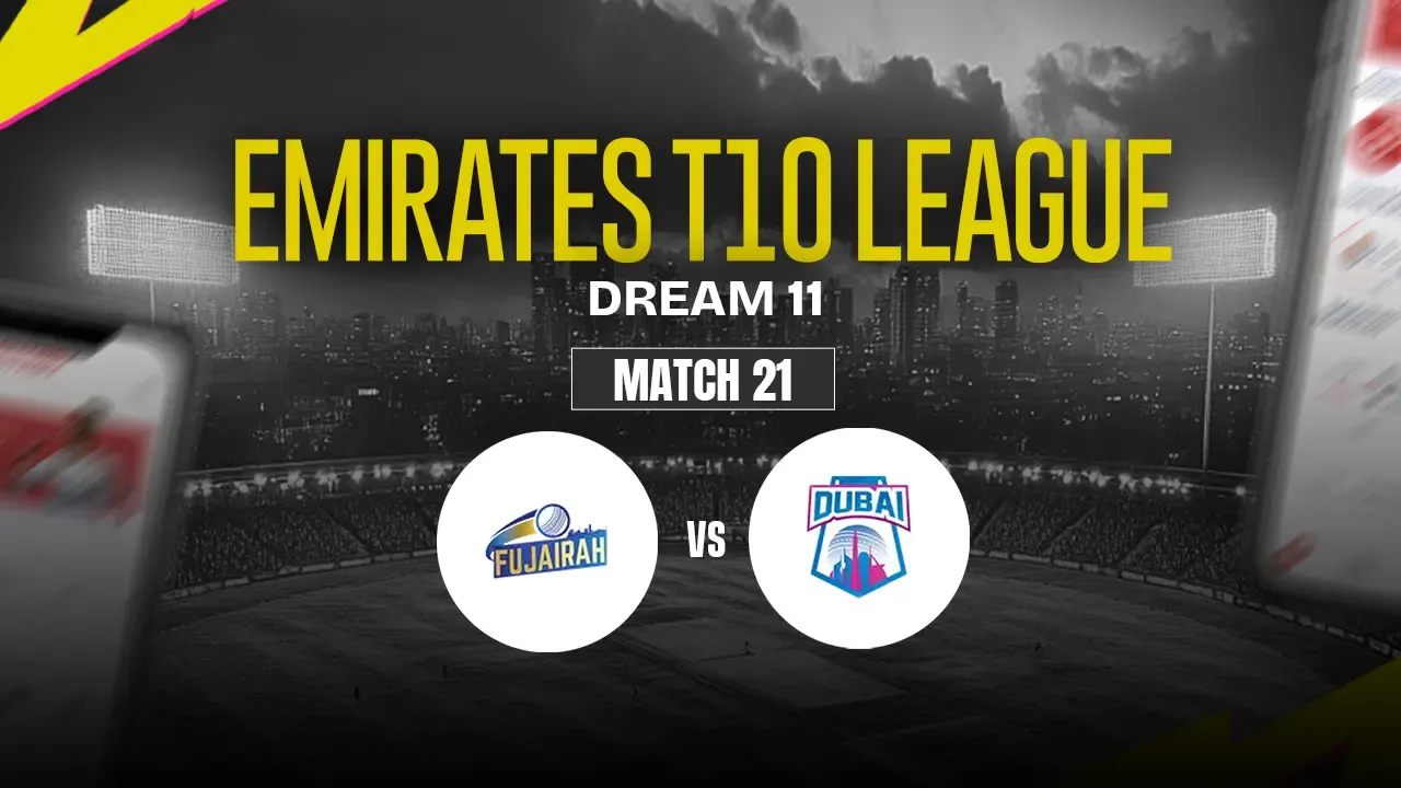 FUJ vs DUB Dream11 Prediction, Fujairah vs Dubai