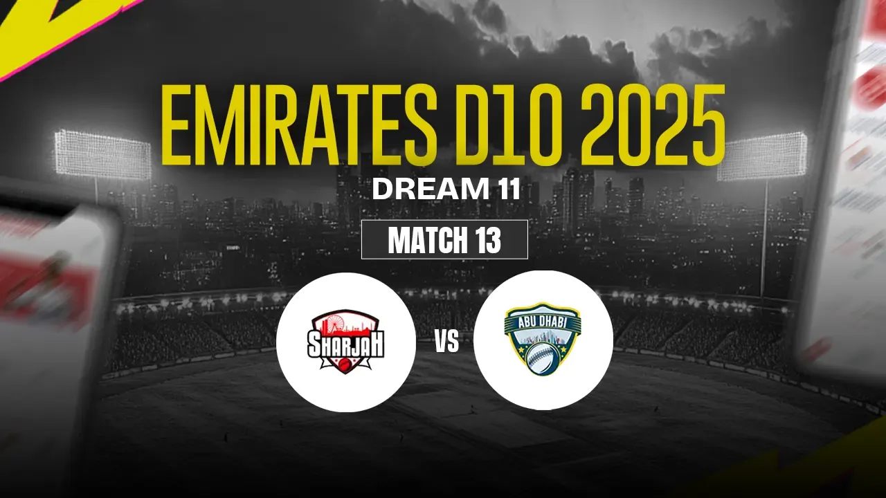 SHA vs ABD Dream11 Prediction, Sharjah vs Abu Dhabi