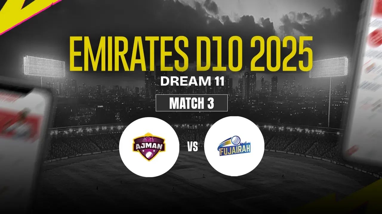 AJM vs FUJ Dream11 Prediction, Ajman vs Fujairah