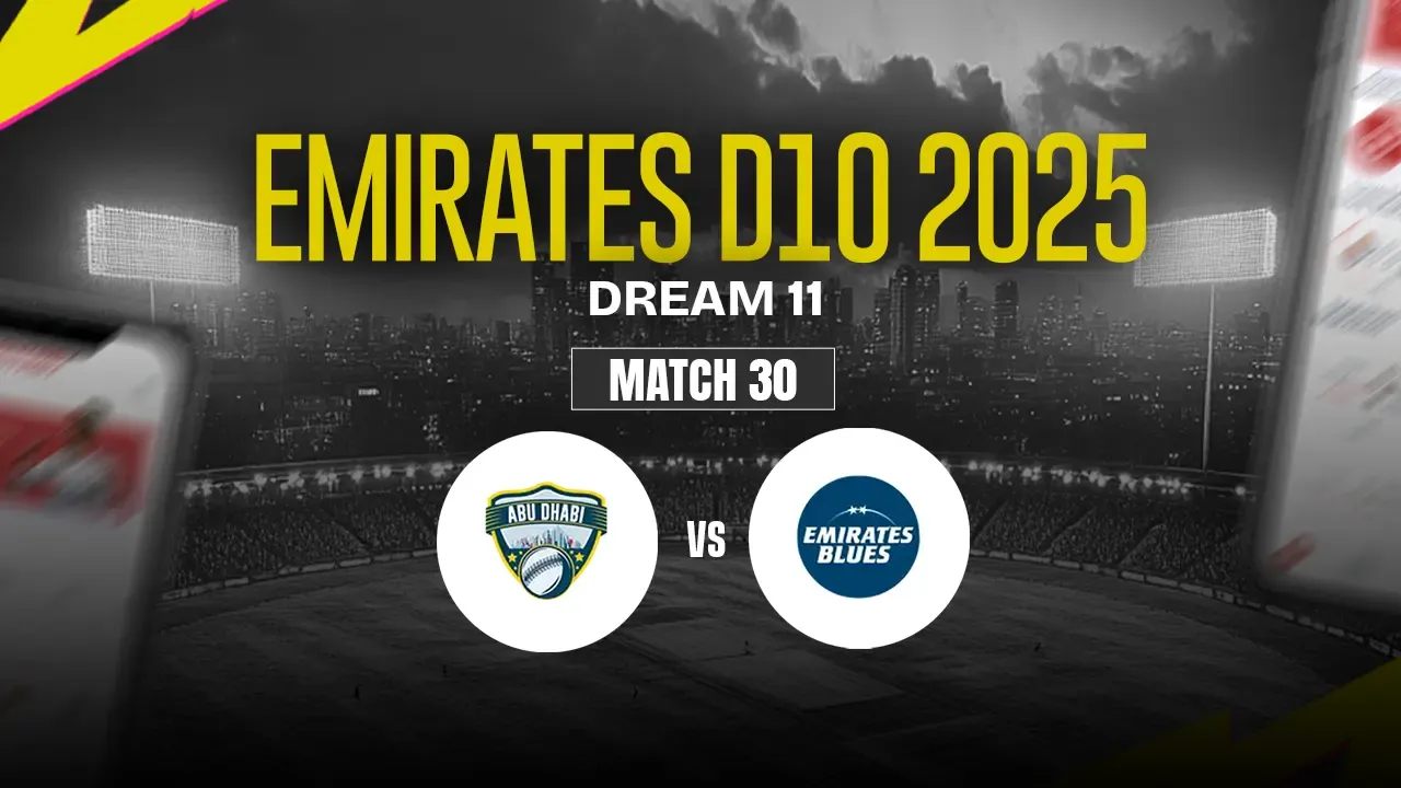 ABD vs EMB Dream11 Prediction, Abu Dhabi vs Emirates Blues