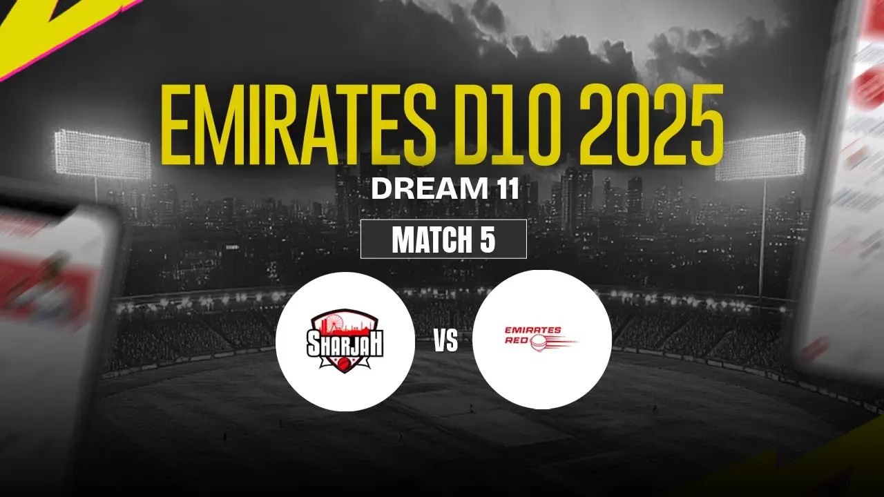 SHA vs EMR Dream11 Prediction, Sharjah vs Emirates Red