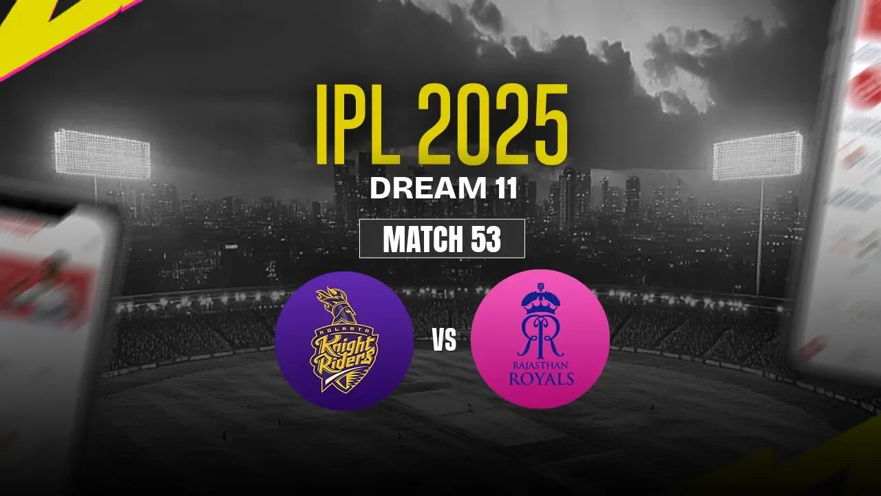 KKR vs RR Dream11 Prediction, Kolkata Knight Riders vs Rajasthan Royals