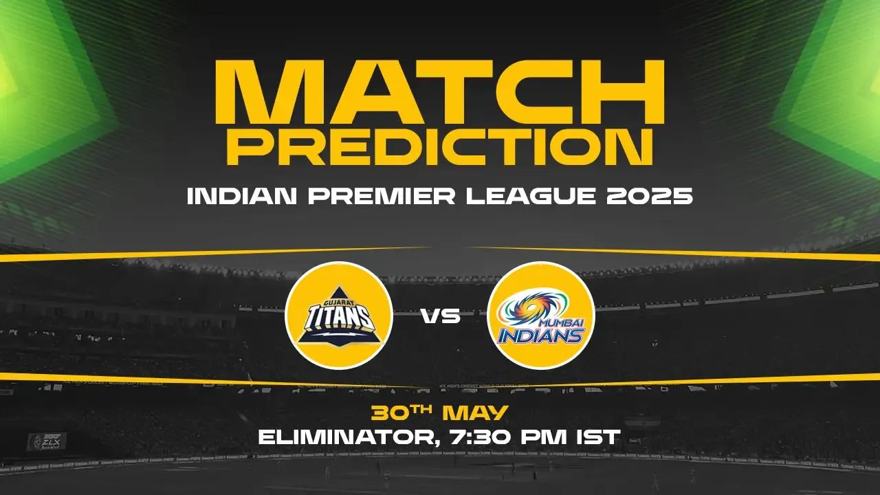 IPL 2025: GT vs MI Prediction– Eliminator