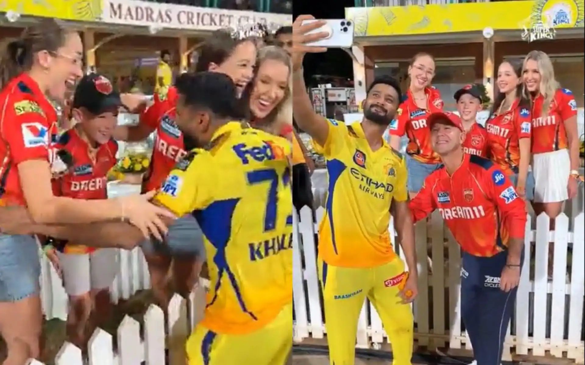 khaleel Ahmed reunites with former coach Ricky Ponting’s family