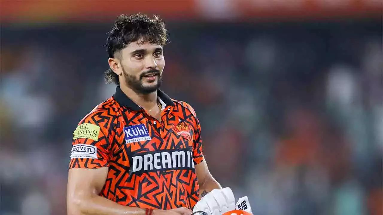 Nitish Kumar Reddy is not playing today's match