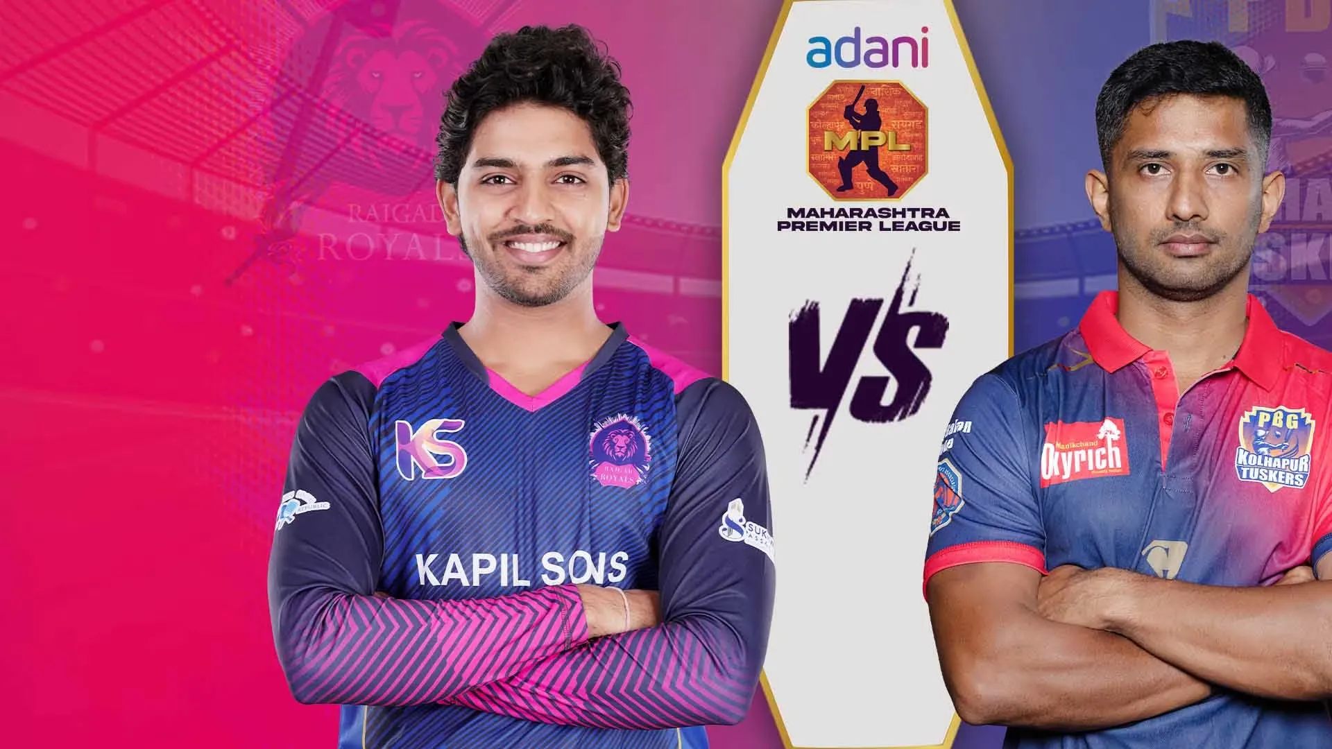 Kolhapur Tuskers vs Raigad Royals