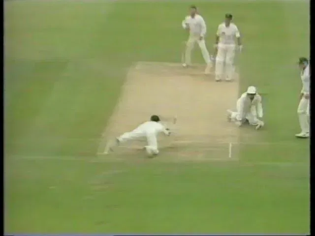 Mike Atherton Lord's run out 