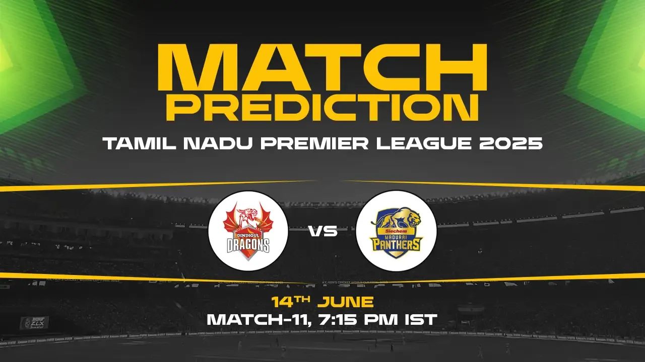 TNPL 2025: DD vs SMP, 11th Match Prediction
