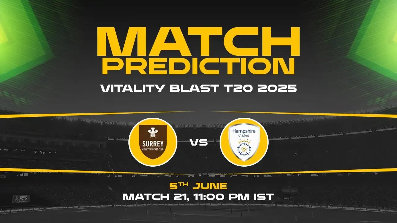 Vitality Blast: SUR vs HAM Prediction